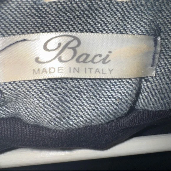 Baci Italy Mixed-Media Blazer Jacket – Size M - Picture 2 of 6